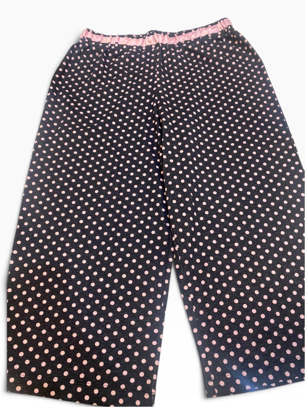 Brand new with tags! Karen Neuburger Black Pajama Pants with Pink Polka Dots